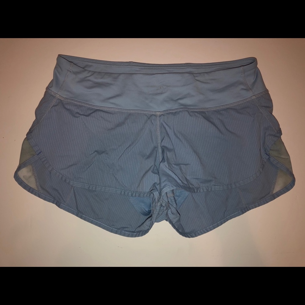 Blue lululemon shorts